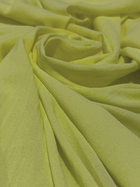 Crepe Amarillo Bebé X Metros | Tela Liviana
