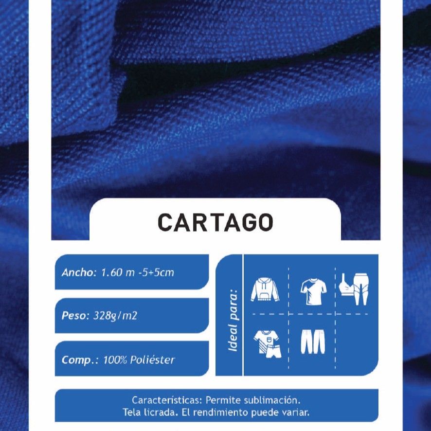 Cartago Blanco X Metros | Tela Burda - Vista 2