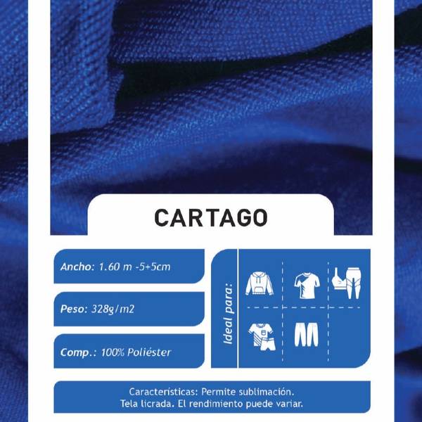 Cartago Light Melange X Metros | Tela Burda - vista 3