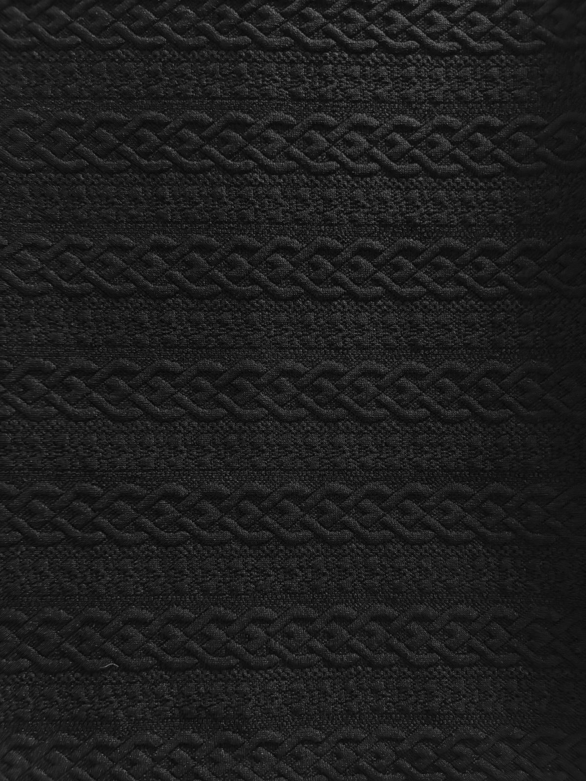 Jacquard Nudo Negro X Metros | Tela Texturizada
