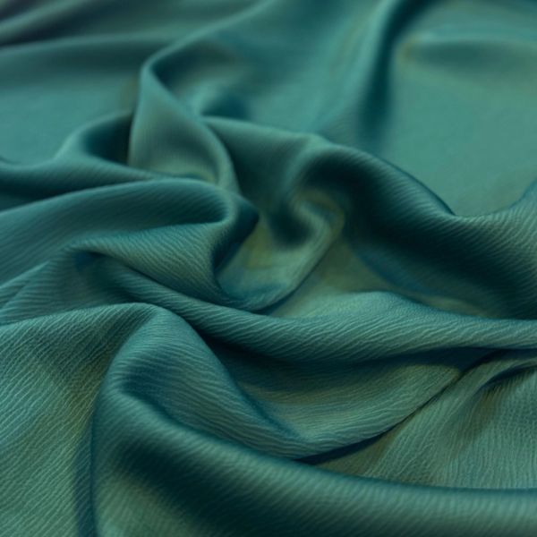 Satin Crispo Verde Jade X Metros | Tela Elegante - vista 1