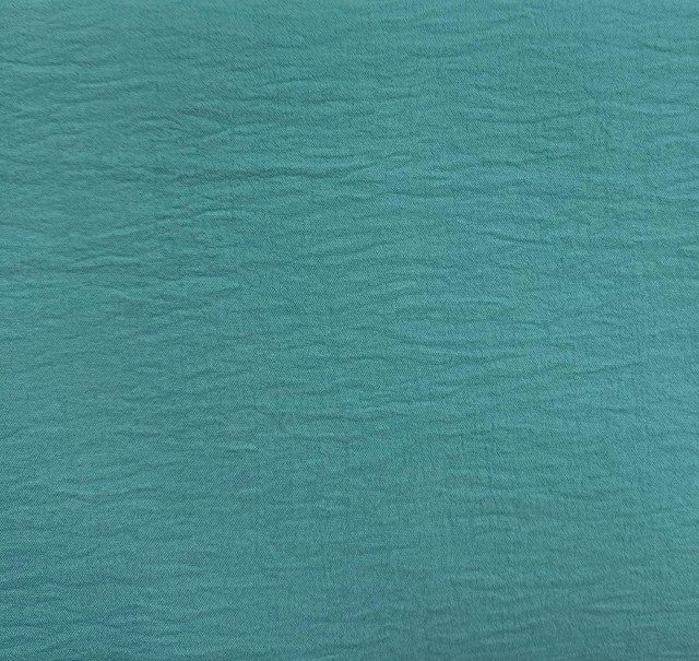 Crepe Menta Oscuro X Metros | Tela Liviana - Vista 2