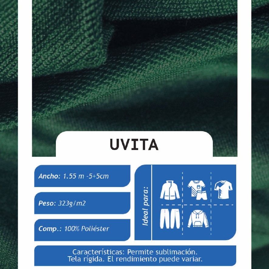 Uvita Blanco X Metros | Tela Burda - Vista 2