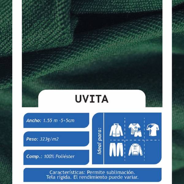 Uvita Blanco X Metros | Tela Burda - vista 3