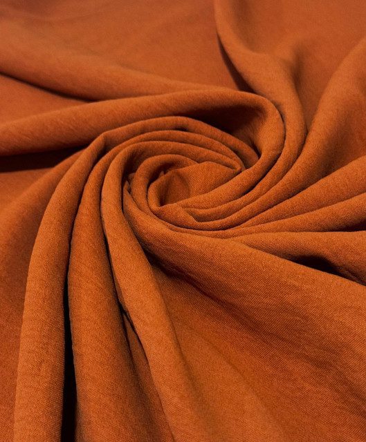Crepe Terracota X Metros | Tela Liviana