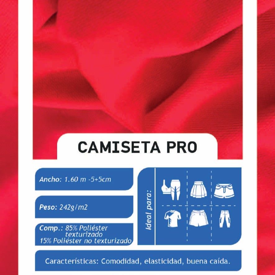 Camiseta Pro Negro X Metros | Tela Deportiva - Vista 2