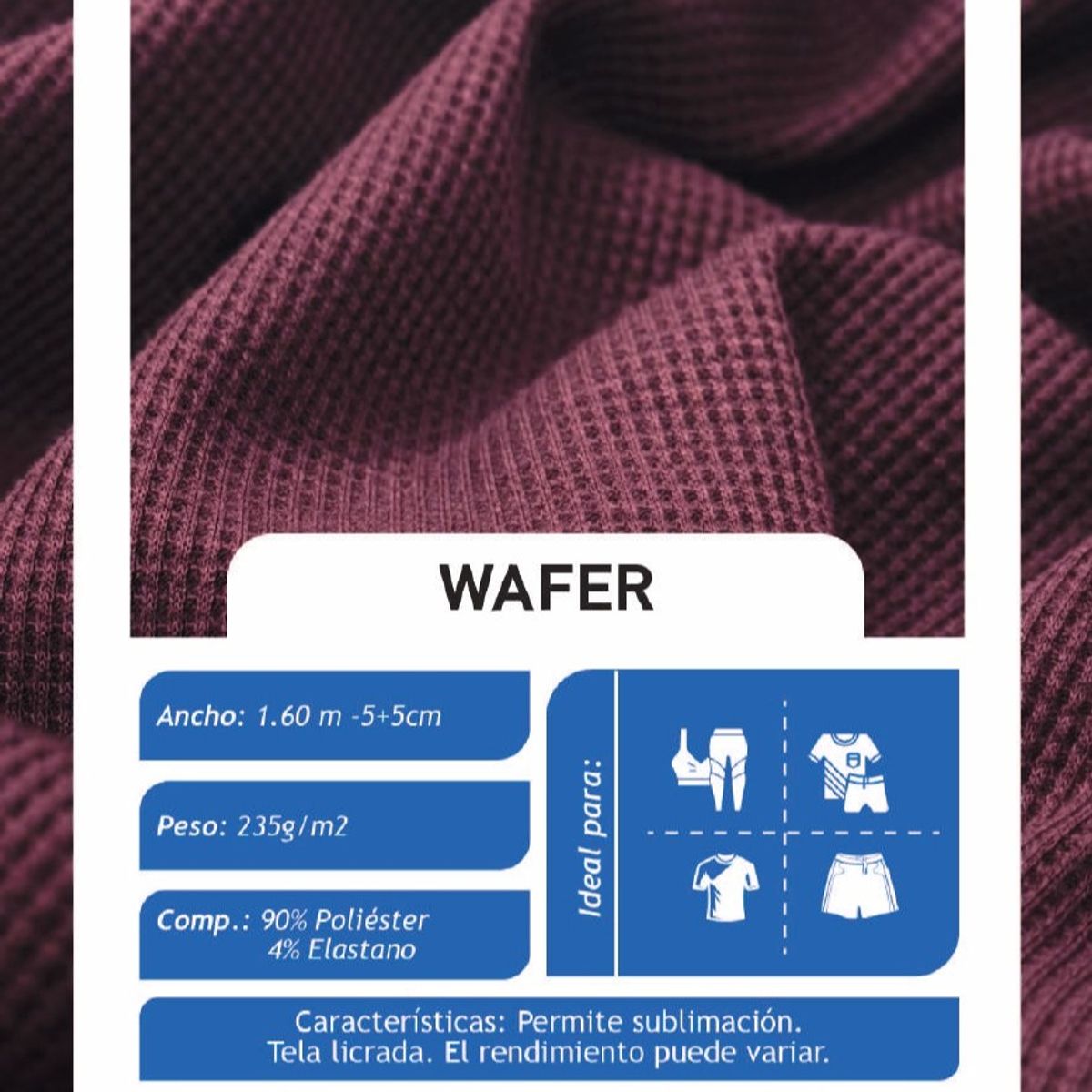 Tela Wafer X Metros | Tela Galleta Texturizada - Vista 2