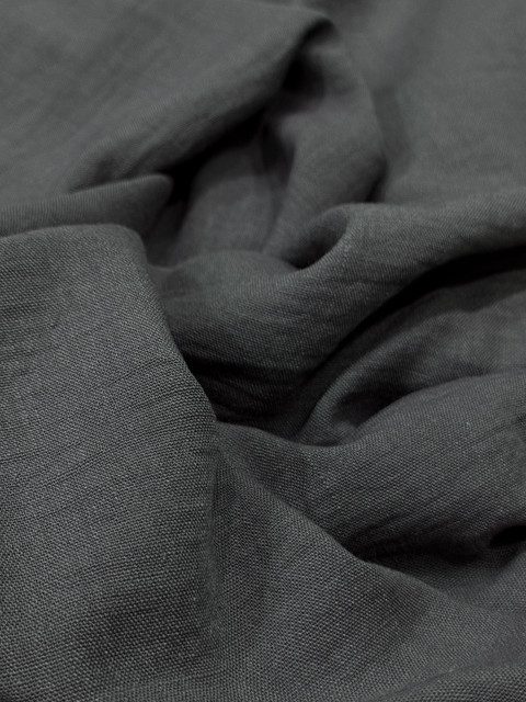Lino Cabuya Gris Oscuro X Metros | Tela Liviana