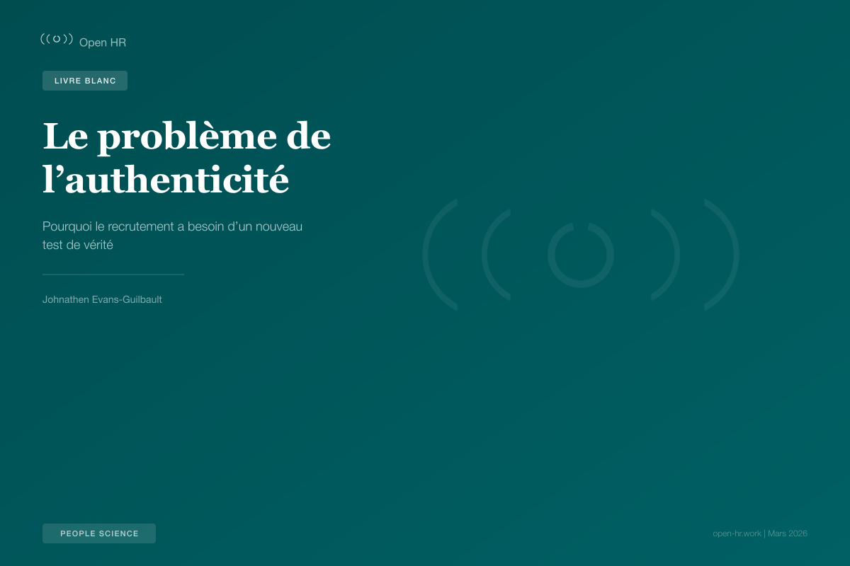 Le problème de l’authenticité : Pourquoi le recrutement a besoin d’un nouveau test de vérité