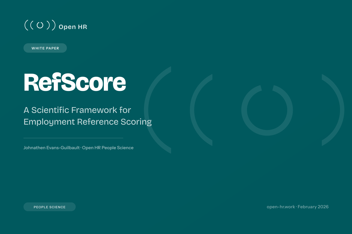 RefScore : Un cadre scientifique pour la notation des références d'emploi