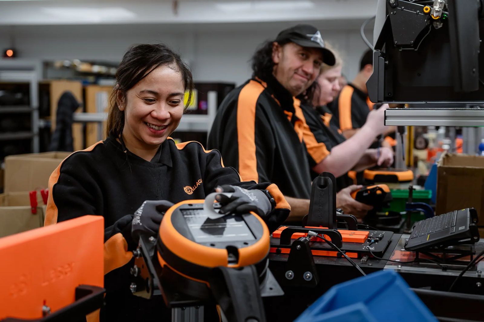 eShepherd eS1 neckbands manufactured in Gallagher's Hamilton, NZ facility