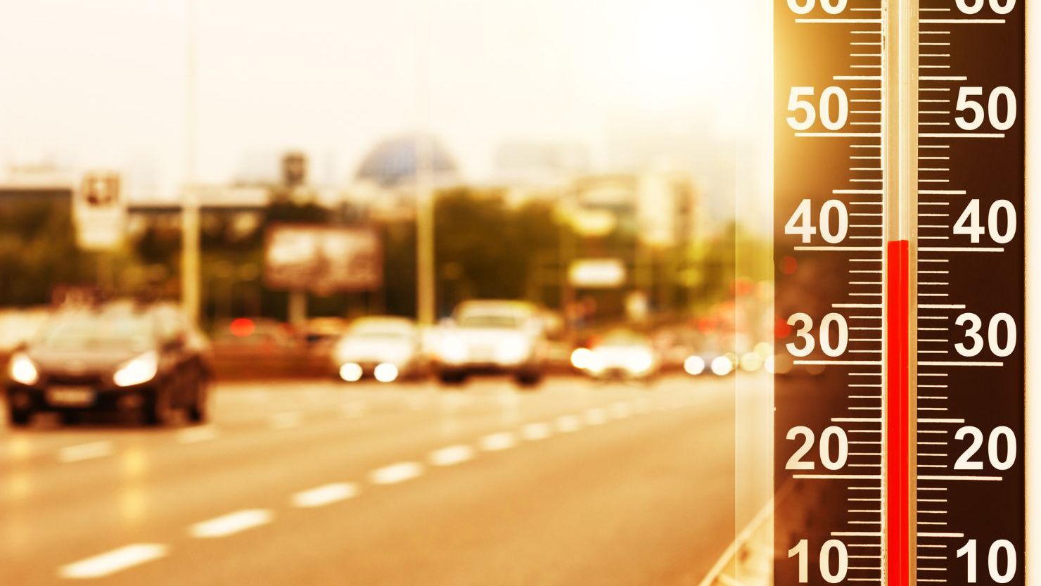 Thermometer Hitze Stadt