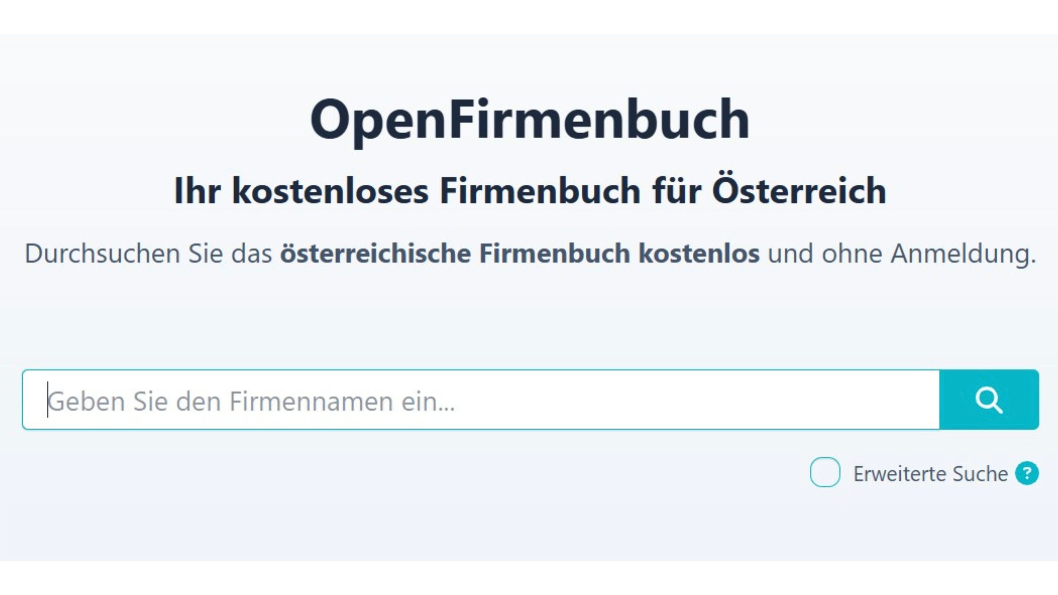 Wiener IT-Unternehmen macht Firmenbuch frei zugänglich