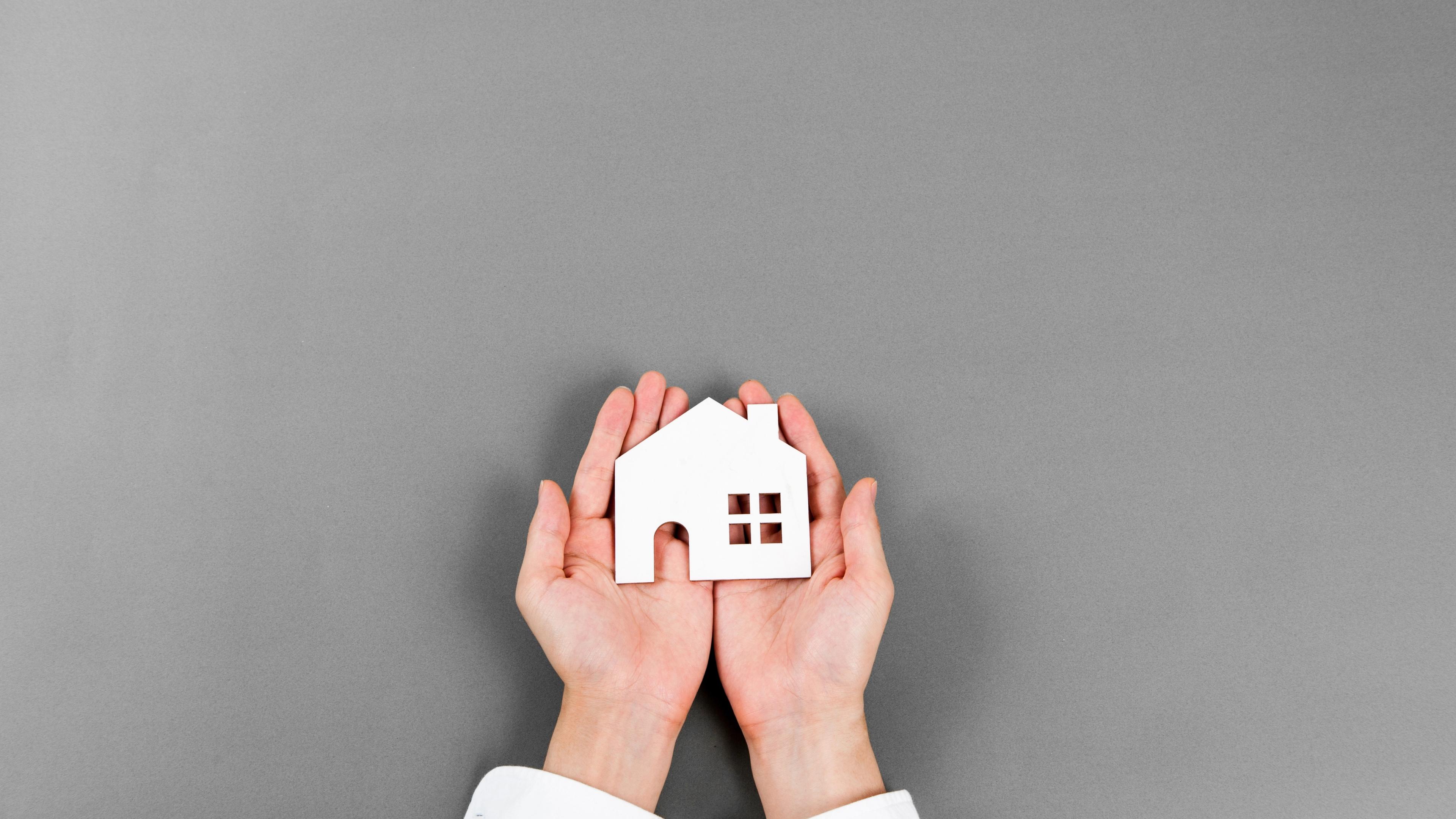 Schlüssel mit Hausanhänger