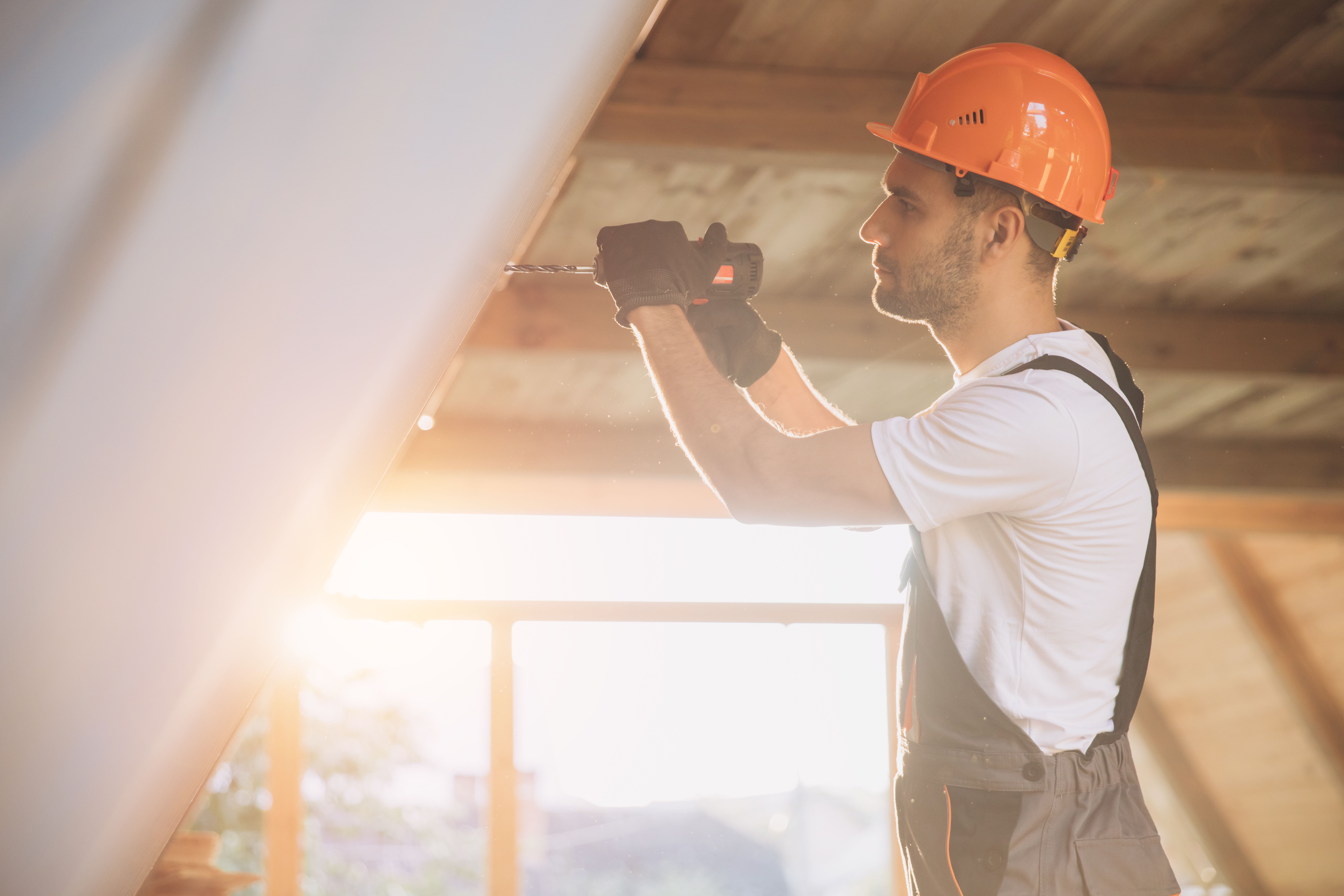 Arbeiter auf der Baustelle