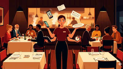 When Restaurant Staff Can't Keep Up, the AI Assistant Steps In: Reservations, Reviews, and Everything in Between