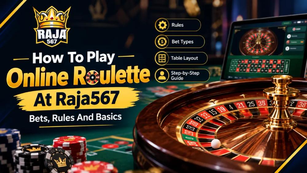 How To Play Online Roulette At Raja567: Bets, Rules And Basics