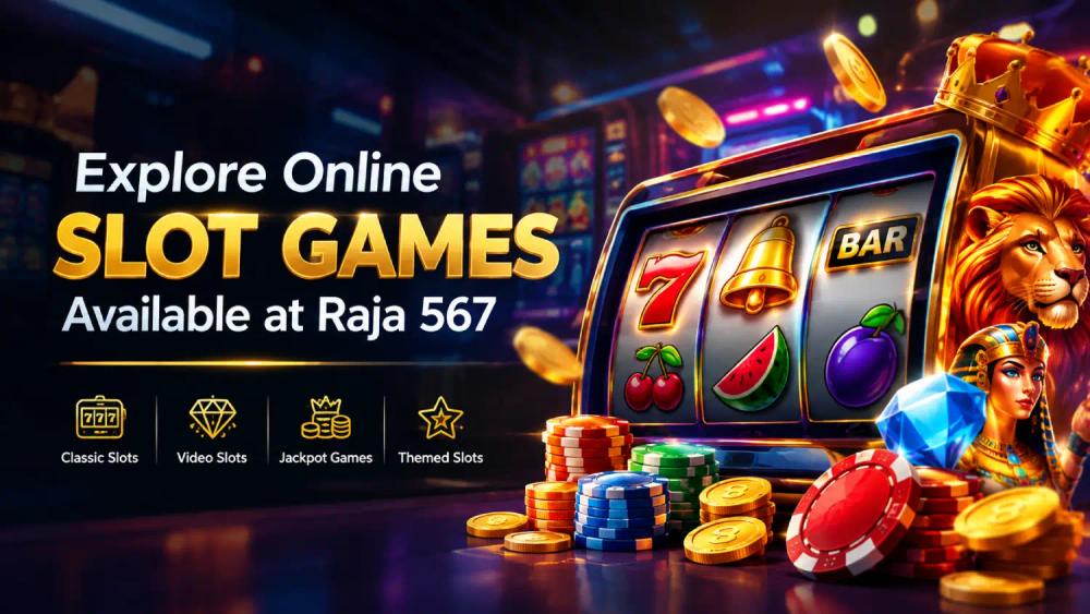 Explore Online Slot Games Available At Raja567