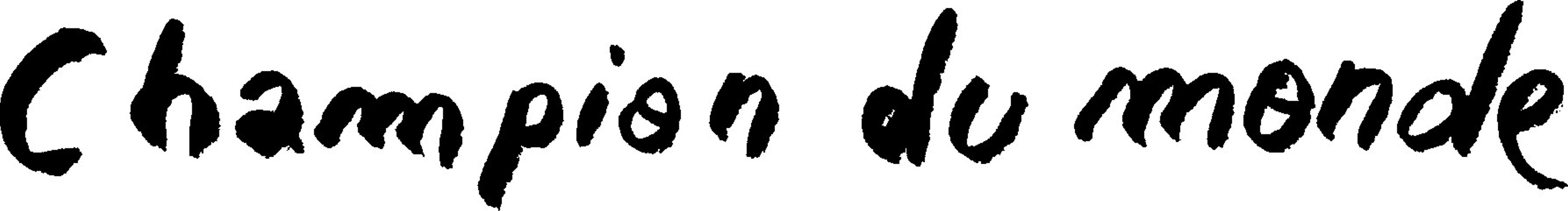 championdumonde