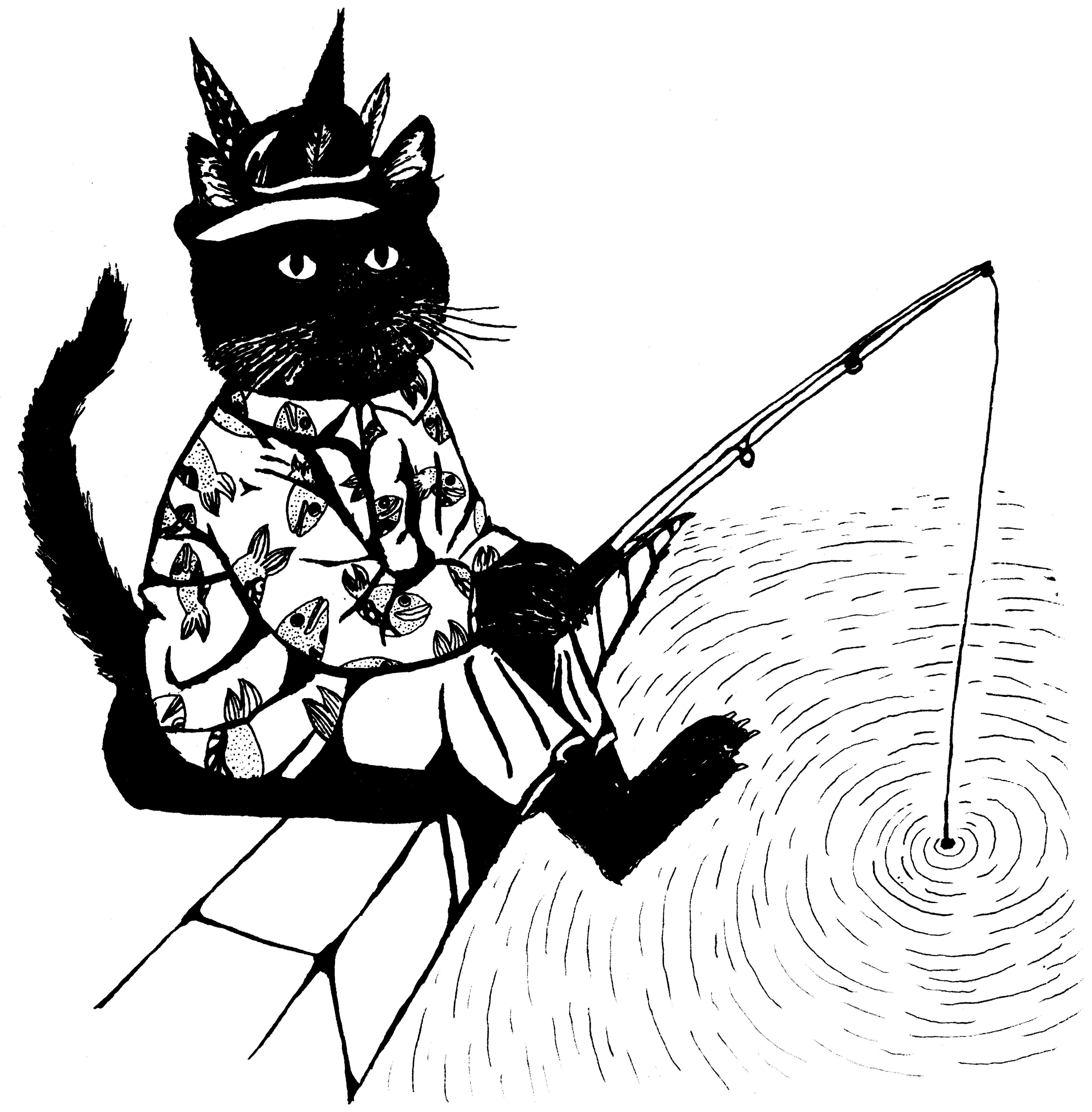 Pêcheur de trou noir