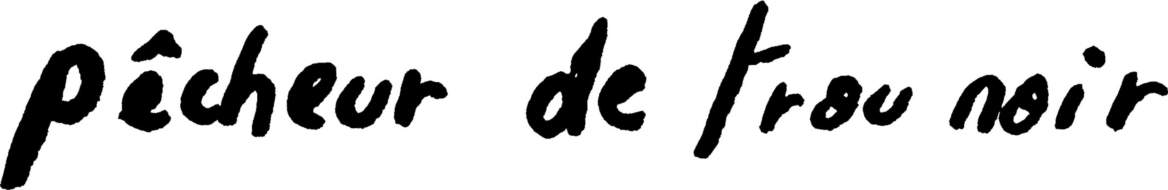 Pêcheur de trou noir