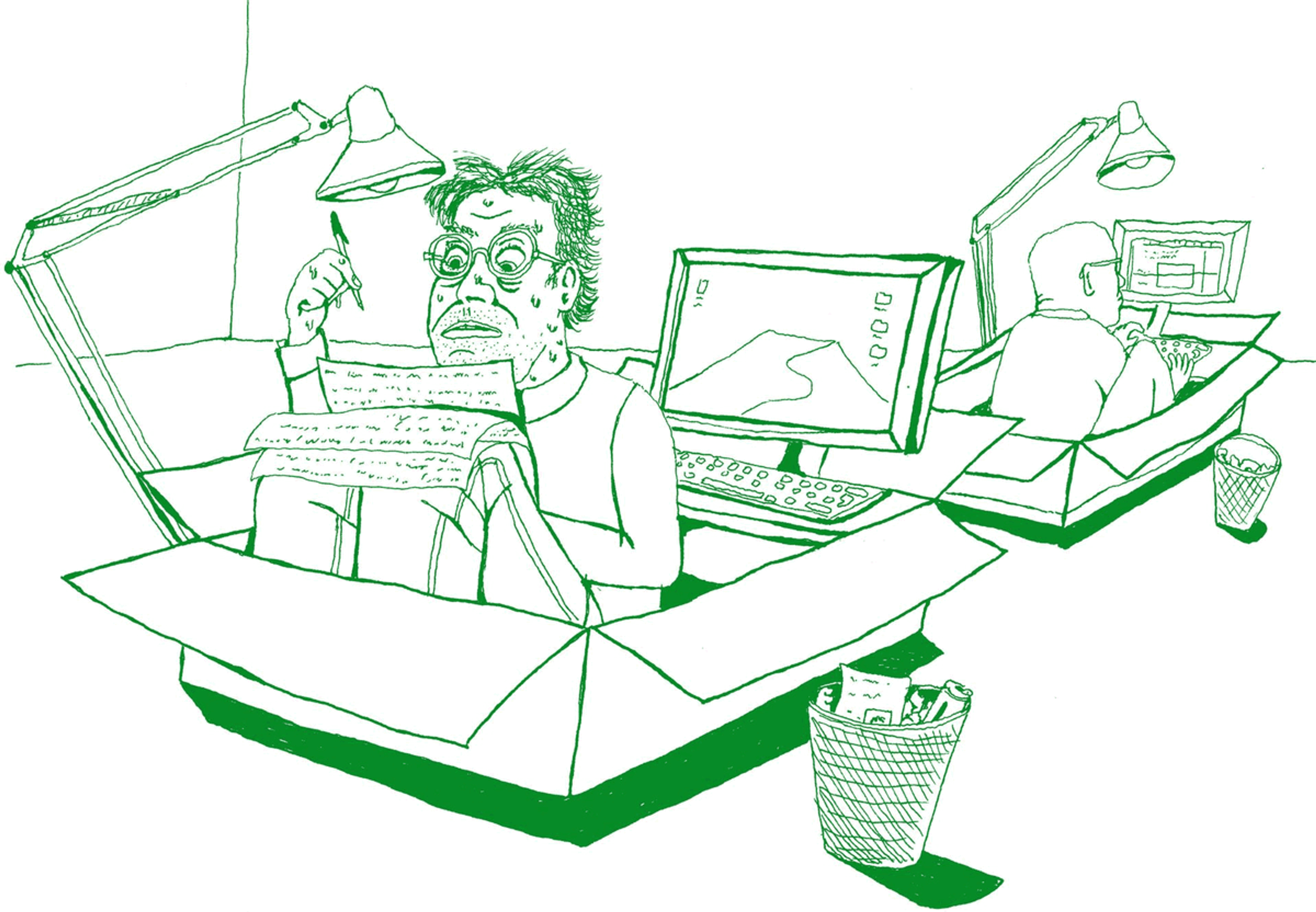 Travailler dans une boite