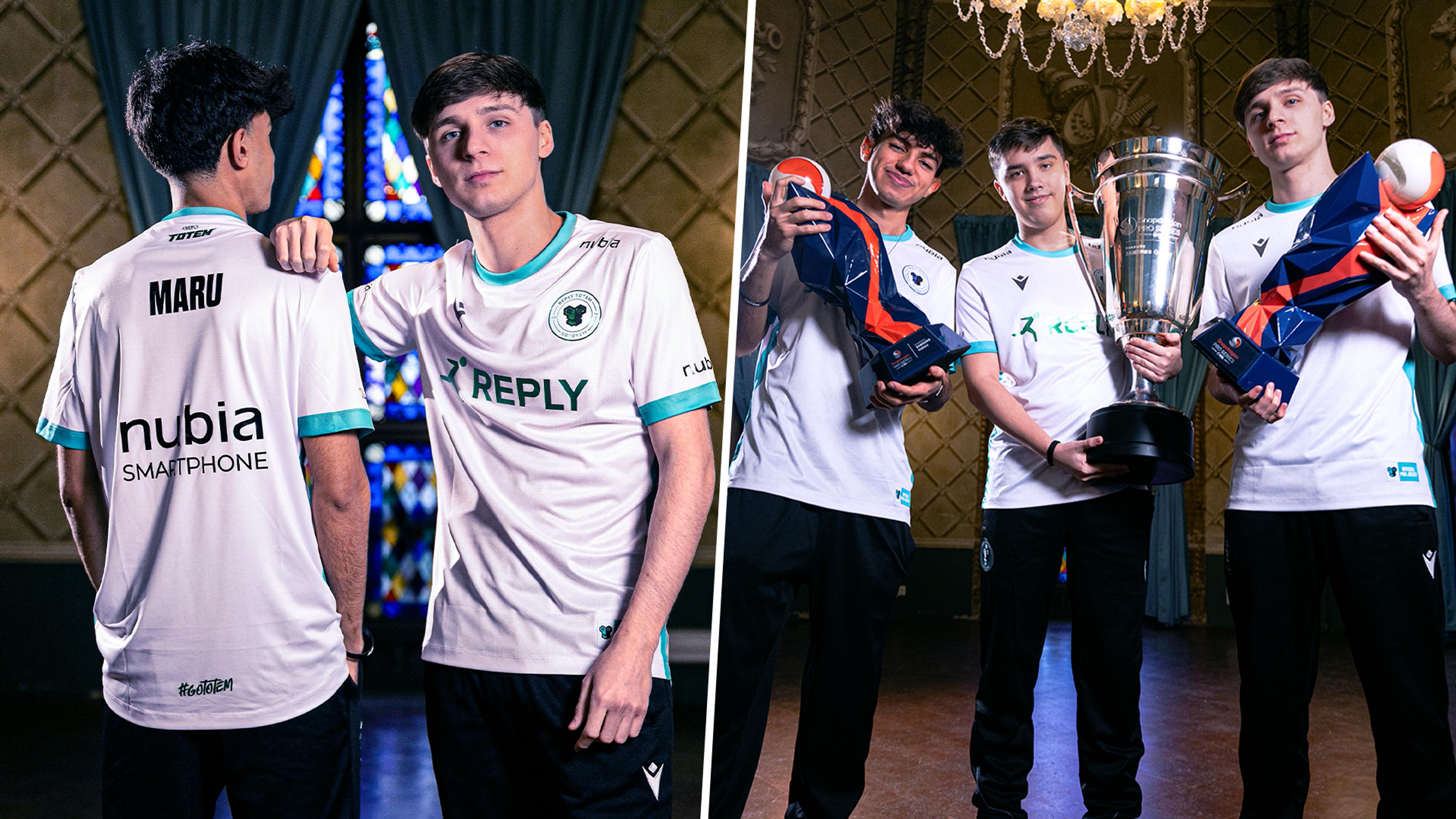 Photo on the left. Maru and Maury with the 2026 Mobile Pro Jersey. On the right photo, Maru, Joker and Maury with the Photo on the left. Maru and Maury with the Mobile Pro Jersey 2026 and the SPS trophies