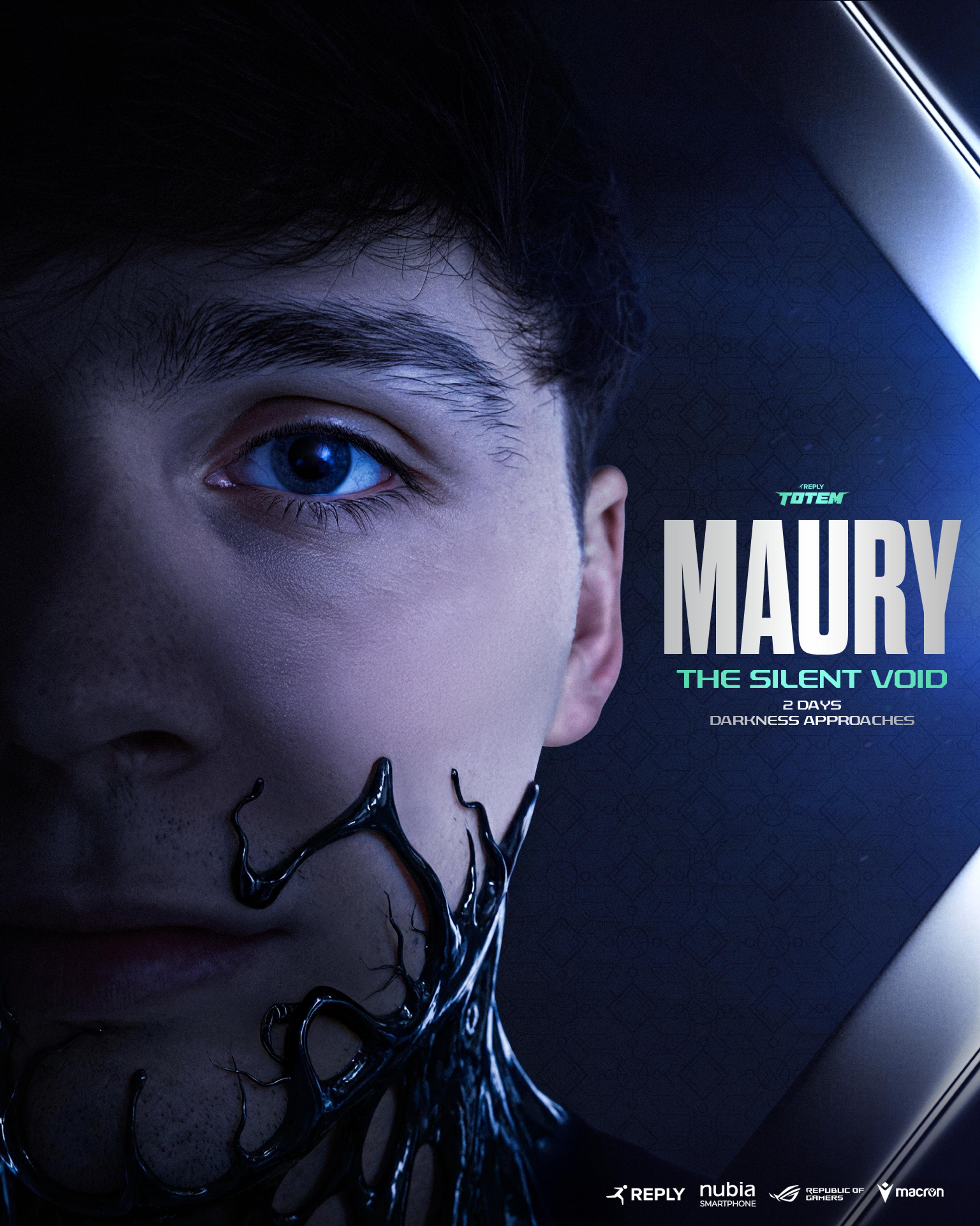 Close up photo of Maury being swallowed by the symbionte MAURY THE SILENT VOID - 2 DAYS - DARNKESS APPROCHES