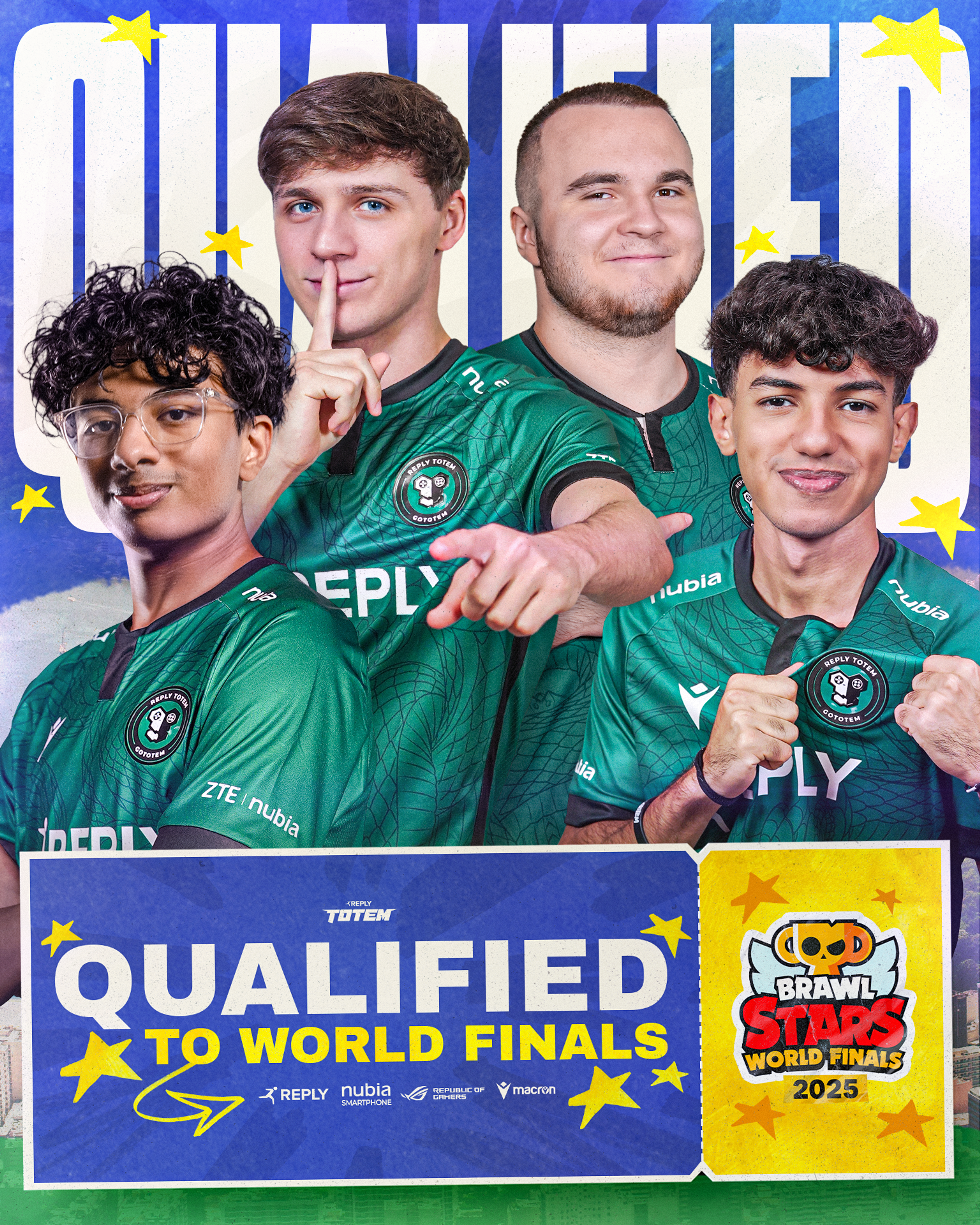 From left to right. Drage Maury Angelboy Maru, plane ticket showing the text "QUALIFIED TO WORLD FINALS"