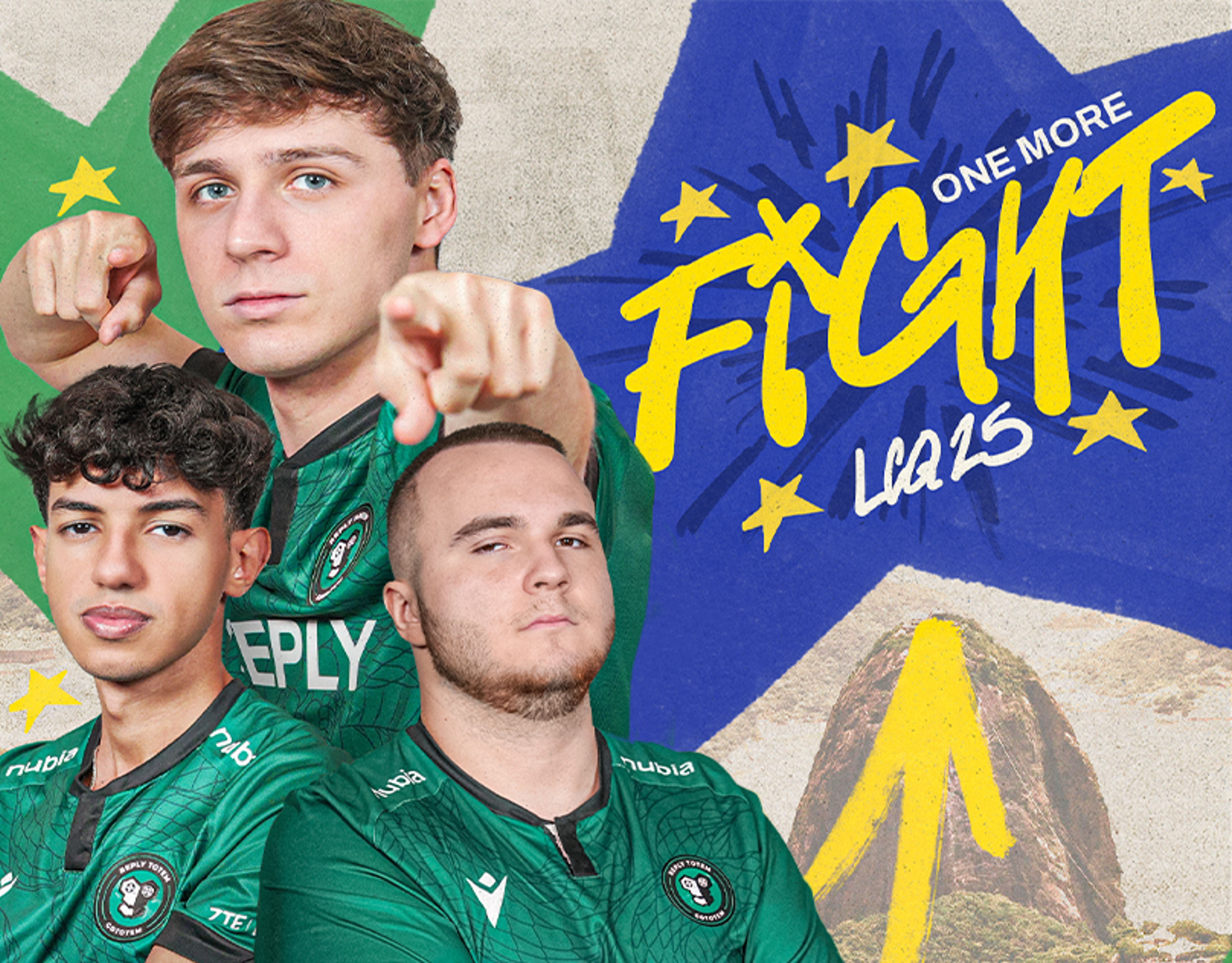 ONE MORE FIGHT - LCQ 25. Showcasing Maury on top, Maru on the left and Angelboy on the right