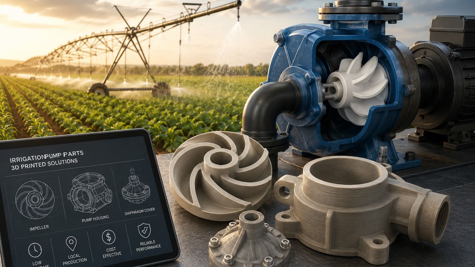 3D Printing Cuts Irrigation Downtime from Weeks to Days