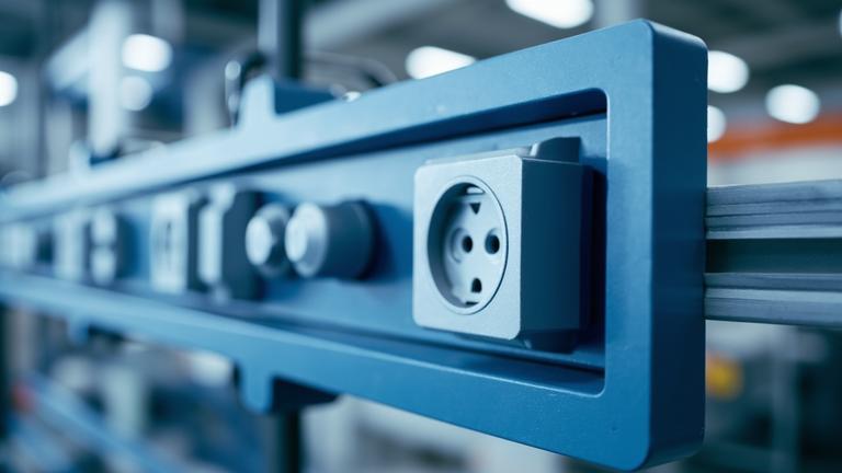 DIN Rail Power Receptacles Solve Enclosure Access Problem