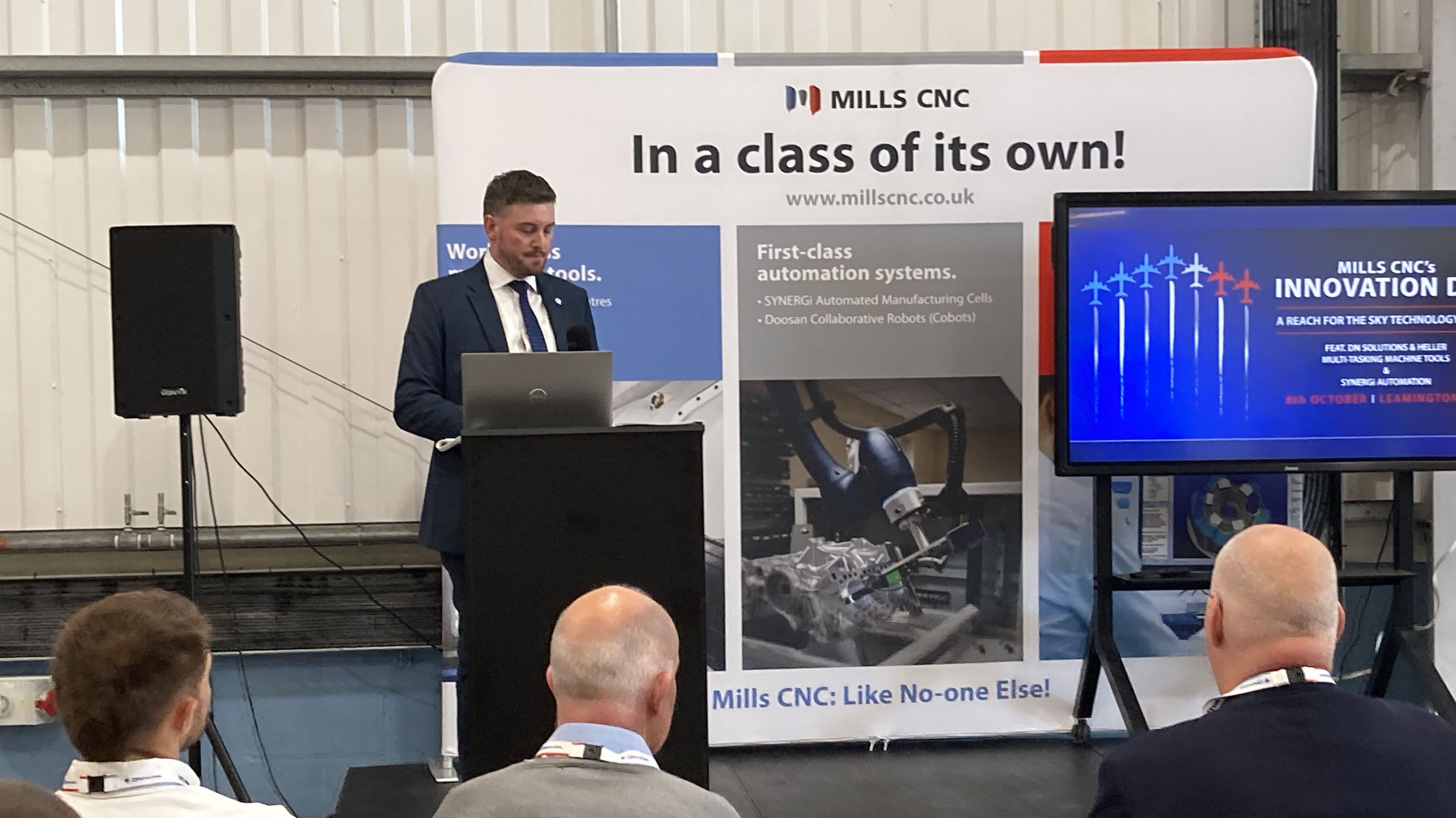 Over 100 buyers walked through Mills CNC's machine shop