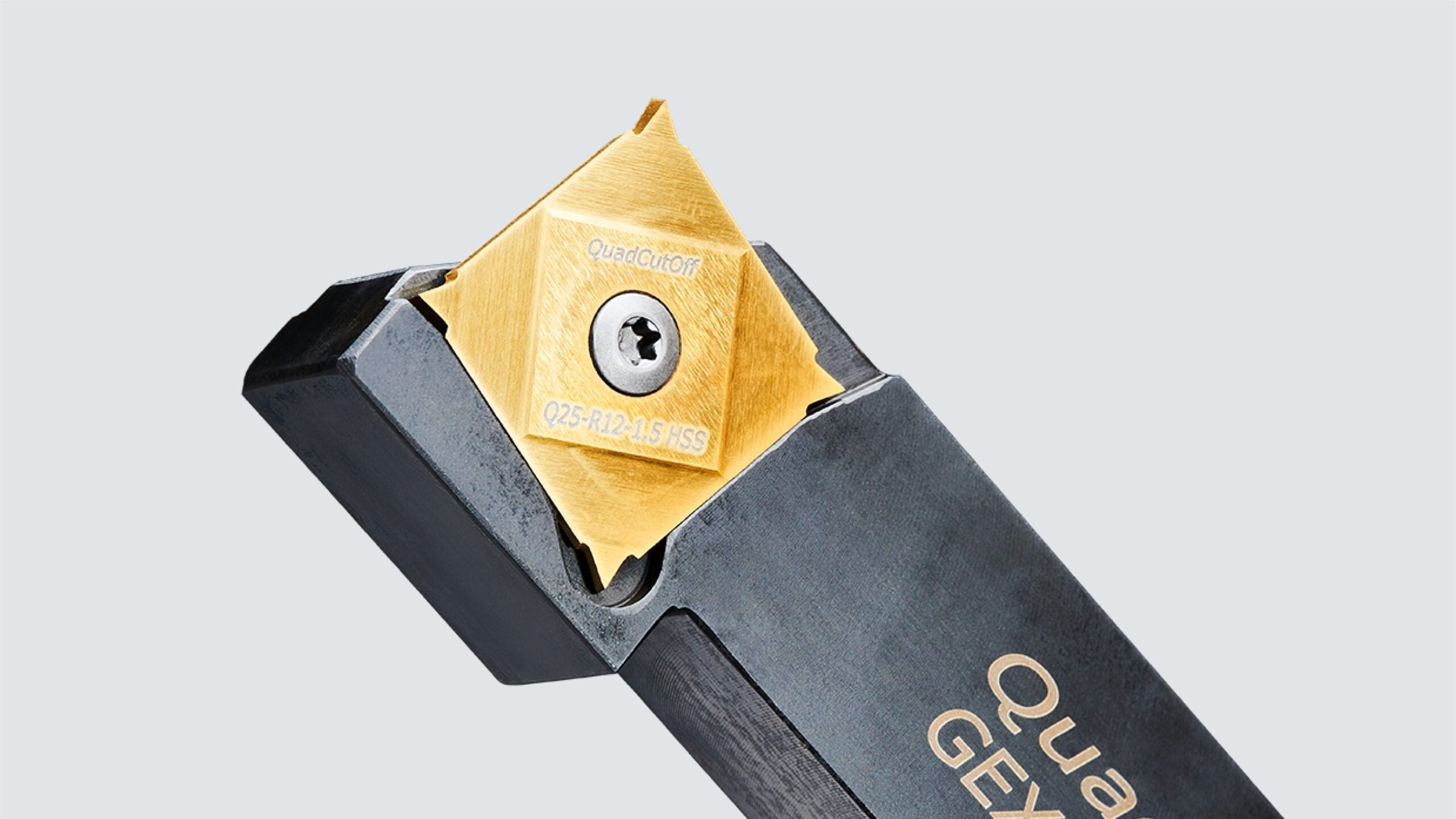 Scandinavian Tool Systems QuadCutOff tackles grooving and parting to 20 mm