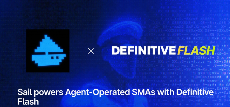 Sail powers Agent-Operated SMAs with Definitive Flash