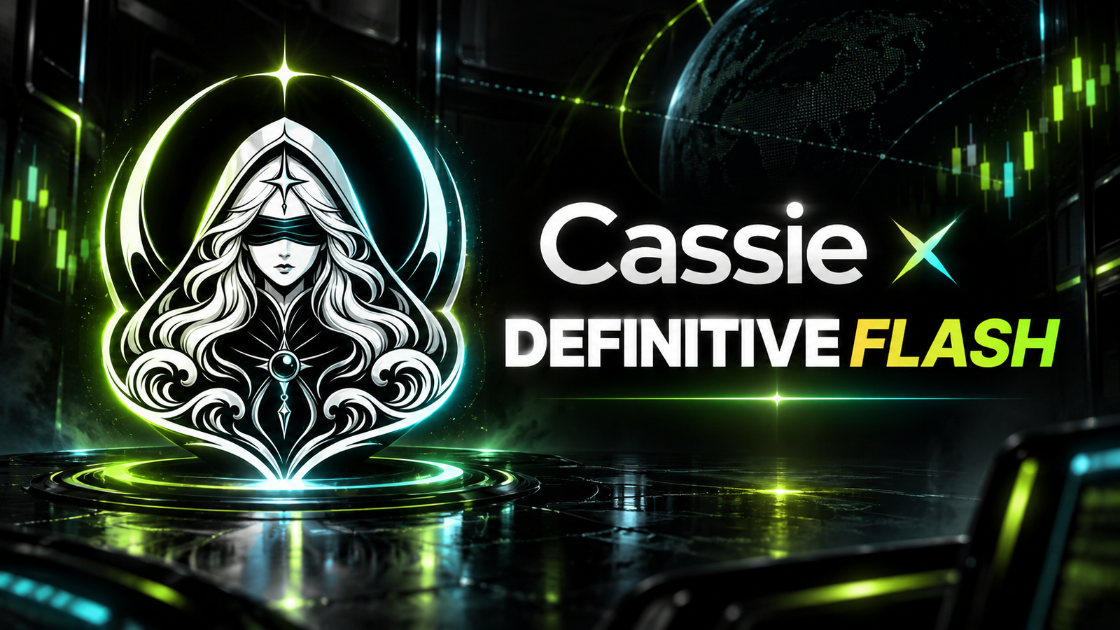 Cassie finds the trade on X. Definitive powers the execution.