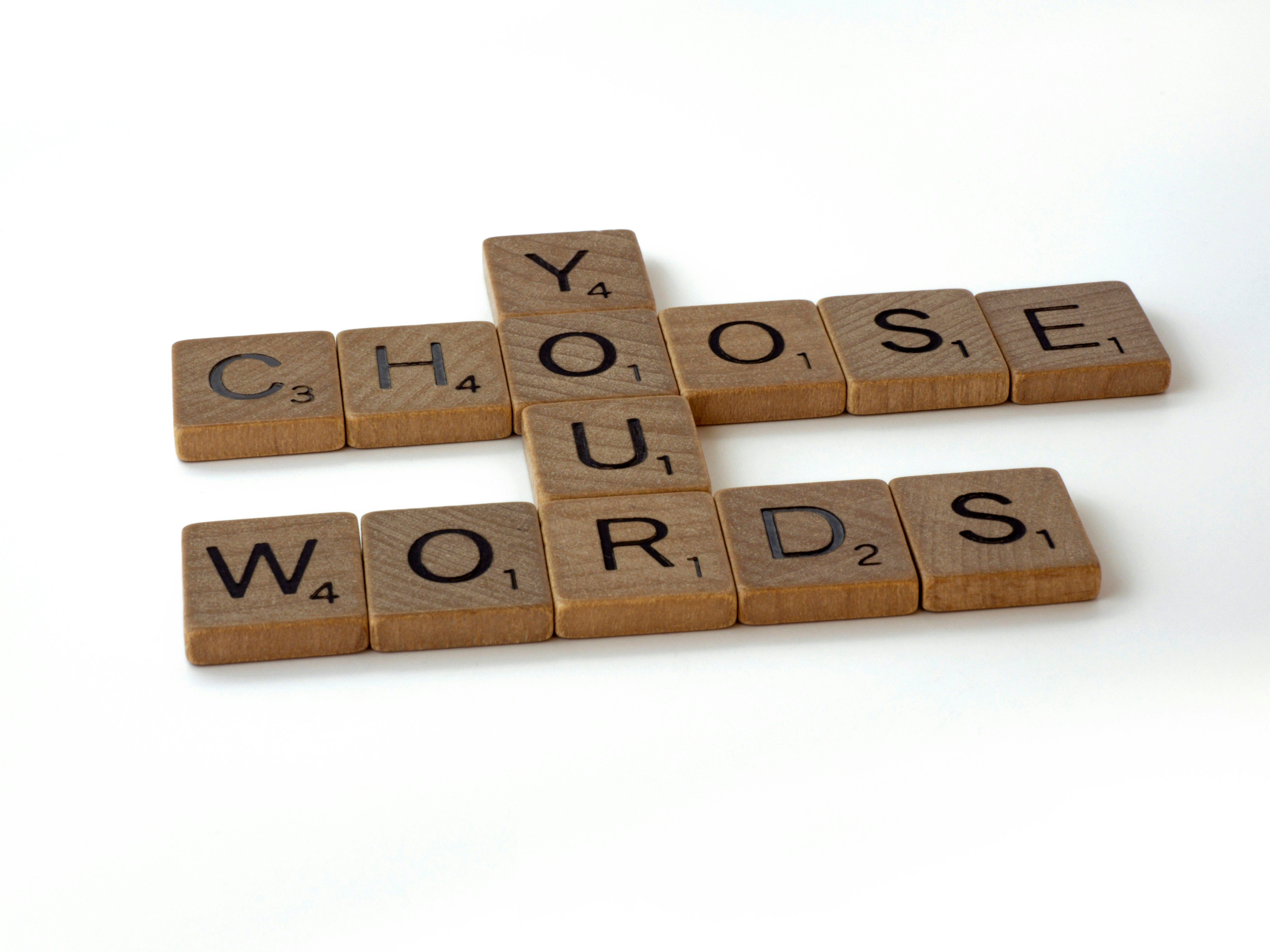Choose your words tiles - NYT Strands spangram guide