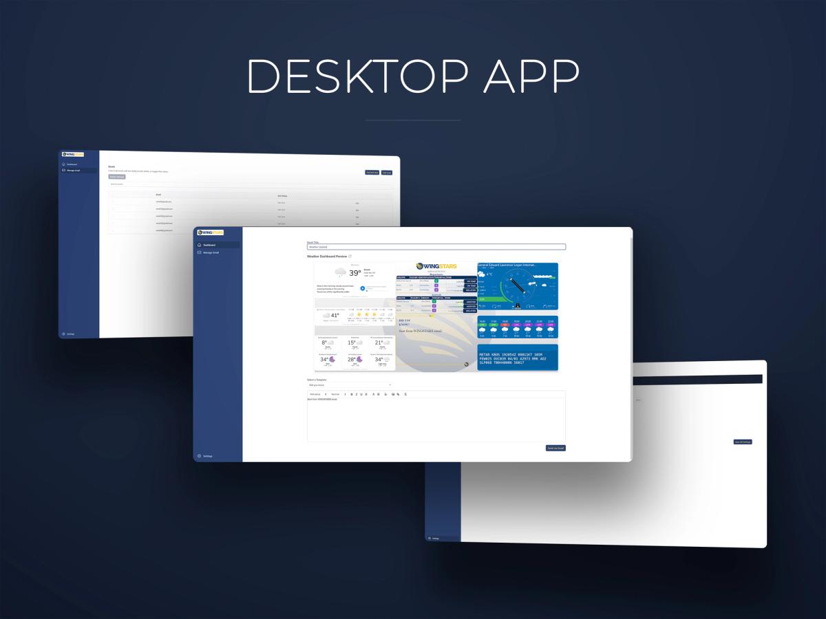 WingStars Weather Dashboard BOS