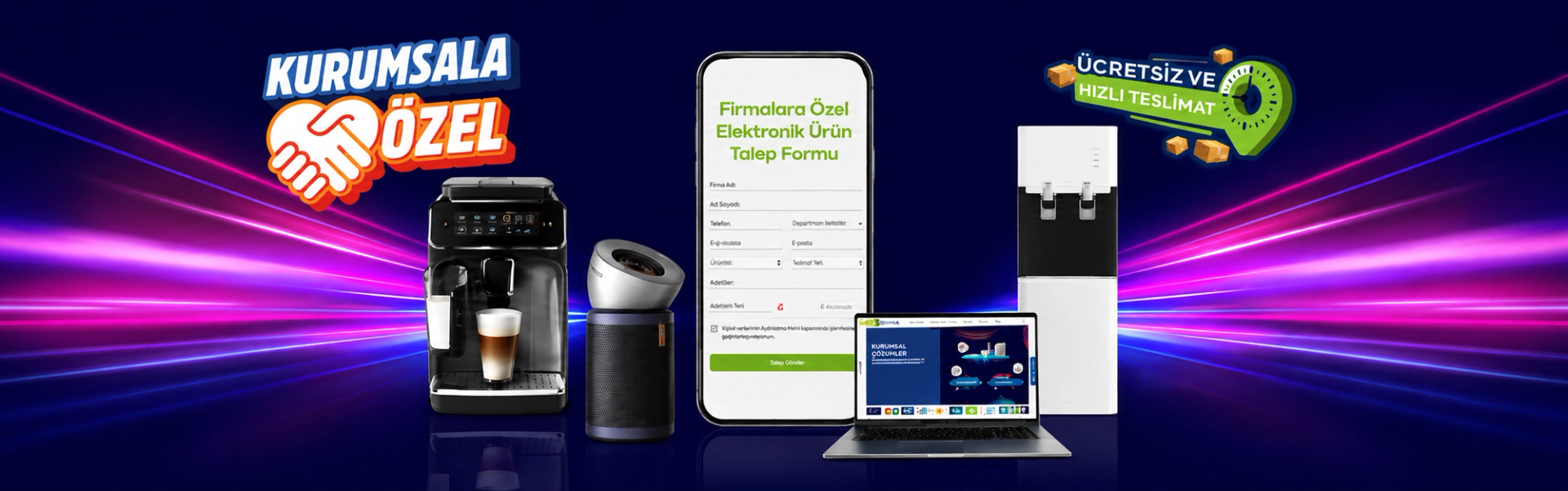 Firmanızın elektronik ürün ihtiyacını tek noktadan karşılayın !