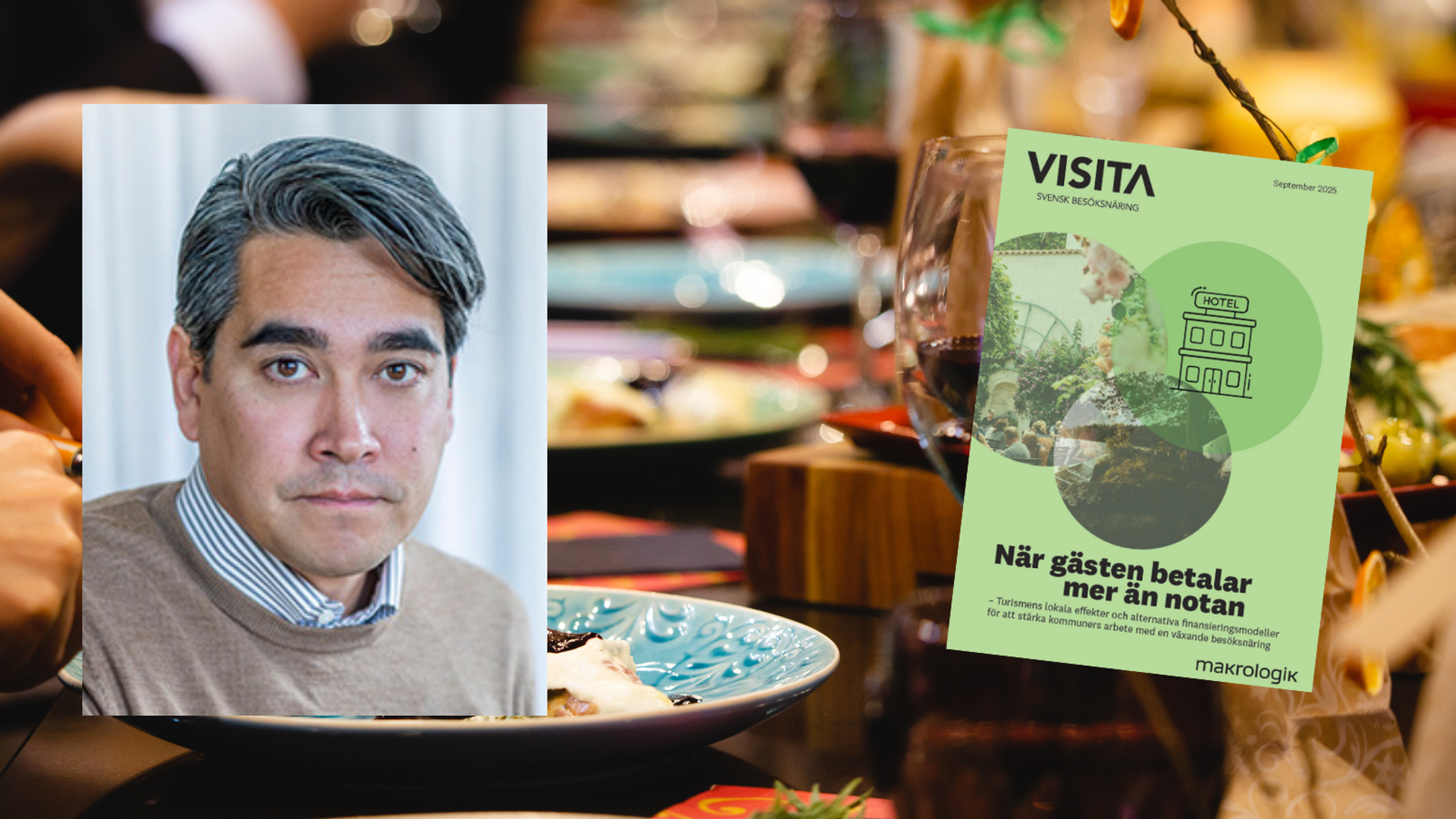 Thomas Jakobsson, Visita, kommer att prata om budget och deras nya rapport "När gästen betalar mer än notan".