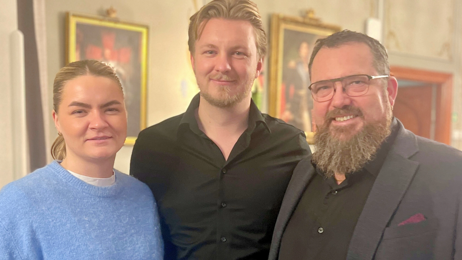 Louise och Douglas Holmdahl samt Manne Malmros stod som värdar för träffen inom Lyftet med Sustainable Plejs. 