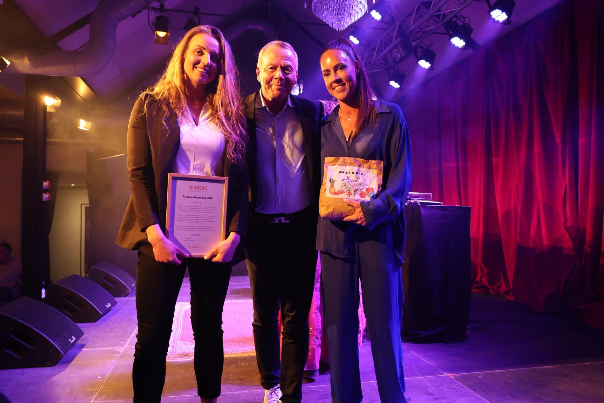 Nordic Sport & Event tilldelades pris för Årets besöksgärning 2024.