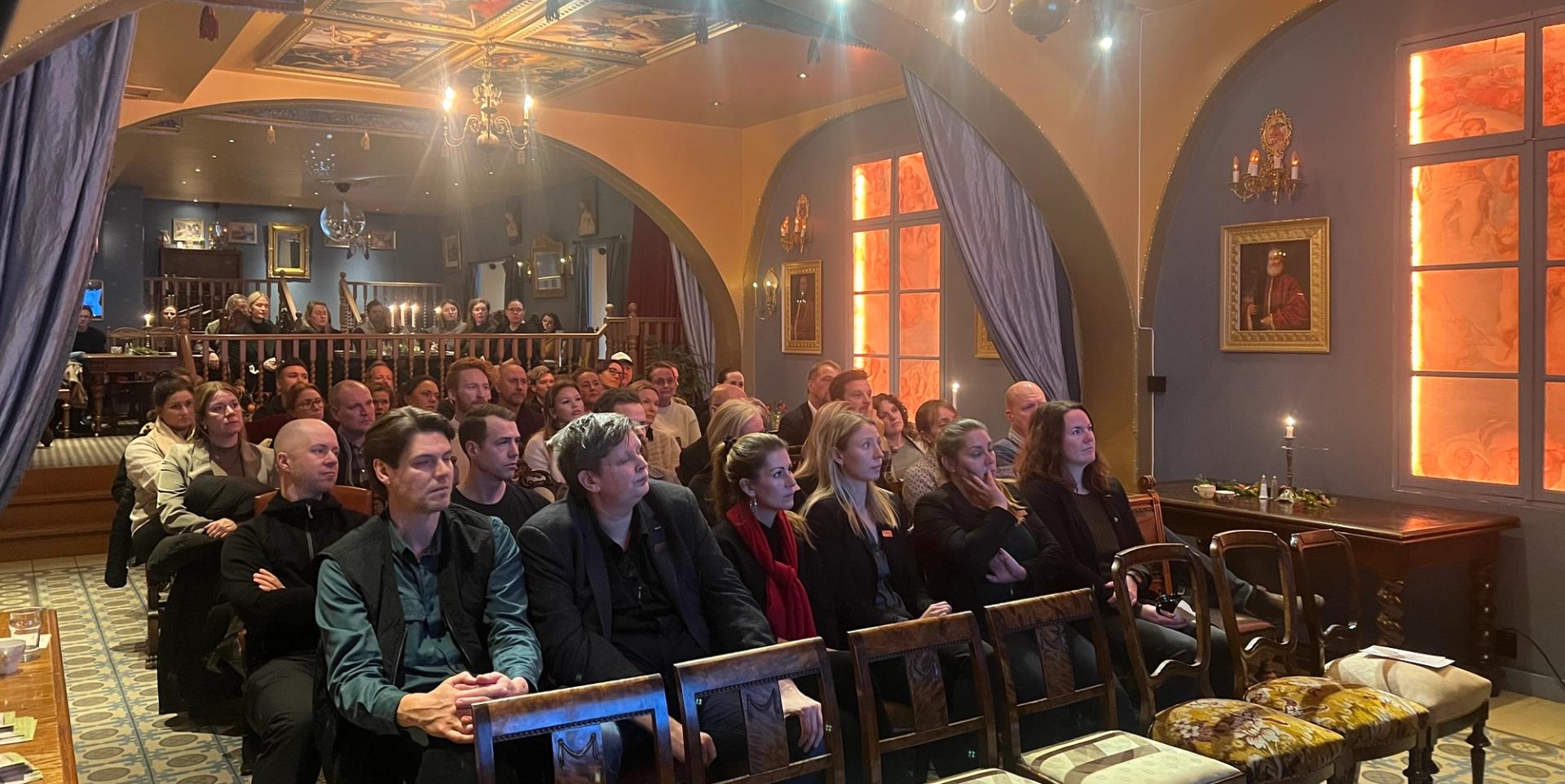 Det var fullsatt i salongen på Besöksnäringen i Fokus på Visby Börs.