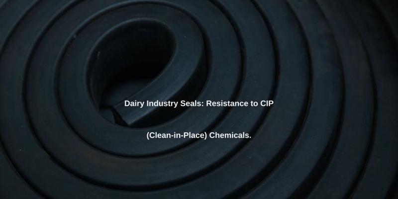 Dairy Industry Seals: Resistance to CIP (Clean-in-Place) Chemicals.