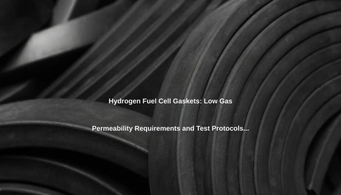Hydrogen Fuel Cell Gaskets: Low Gas Permeability Requirements and Test Protocols.