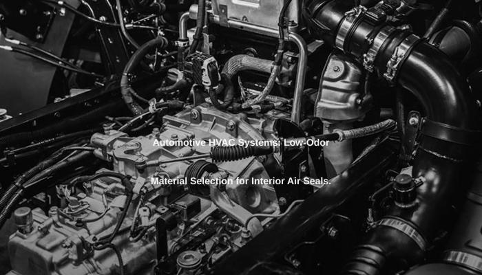 Automotive HVAC Systems: Low-Odor Material Selection for Interior Air Seals.