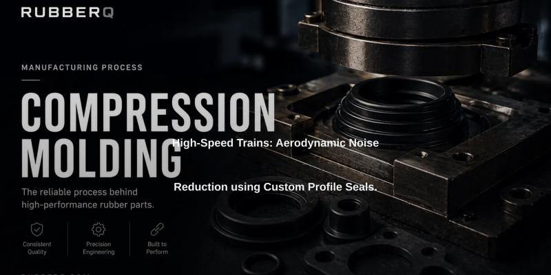 High-Speed Trains: Aerodynamic Noise Reduction using Custom Profile Seals.