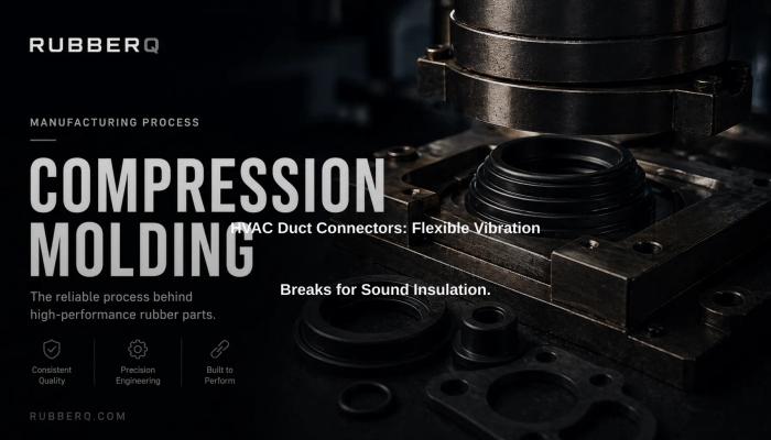 HVAC Duct Connectors: Flexible Vibration Breaks for Sound Insulation.