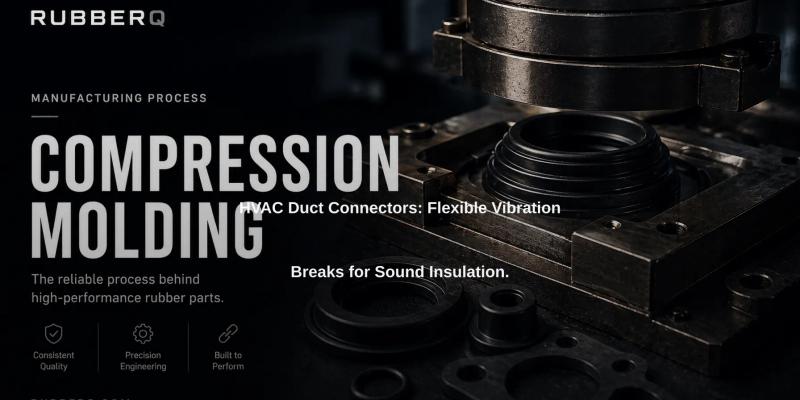 HVAC Duct Connectors: Flexible Vibration Breaks for Sound Insulation.