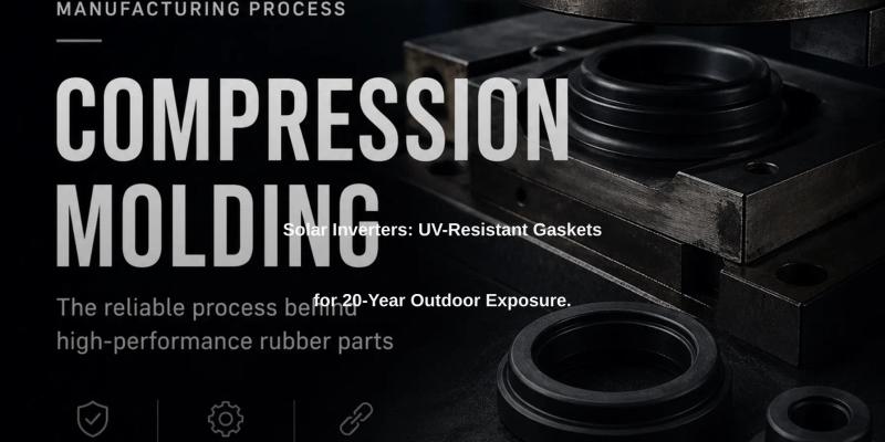 Solar Inverters: UV-Resistant Gaskets for 20-Year Outdoor Exposure.